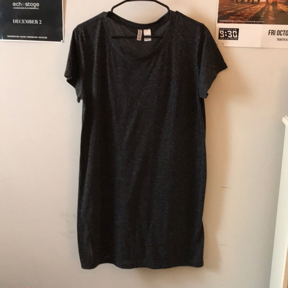 Grey T-shirt dress